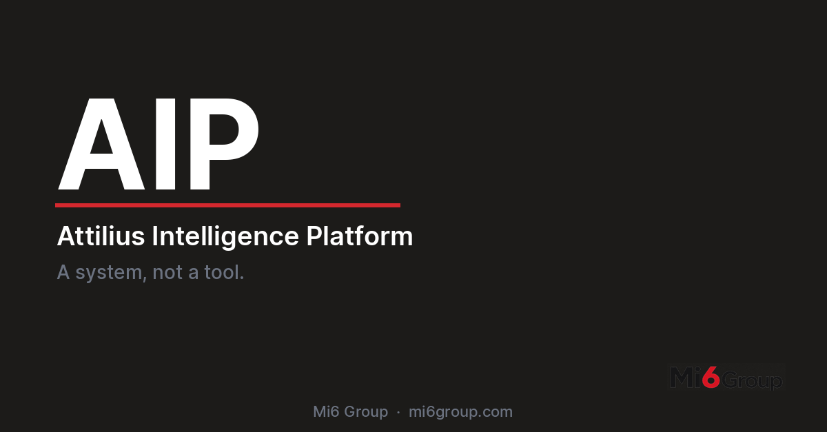 AIP — the Mi6 Intelligence Platform